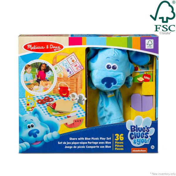 Blue's Clues & You! Share with Blue Picnic Play Set - Image 3