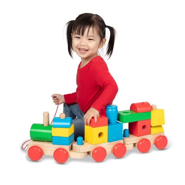 Jumbo Wooden Stacking Train – Classic - Image 8