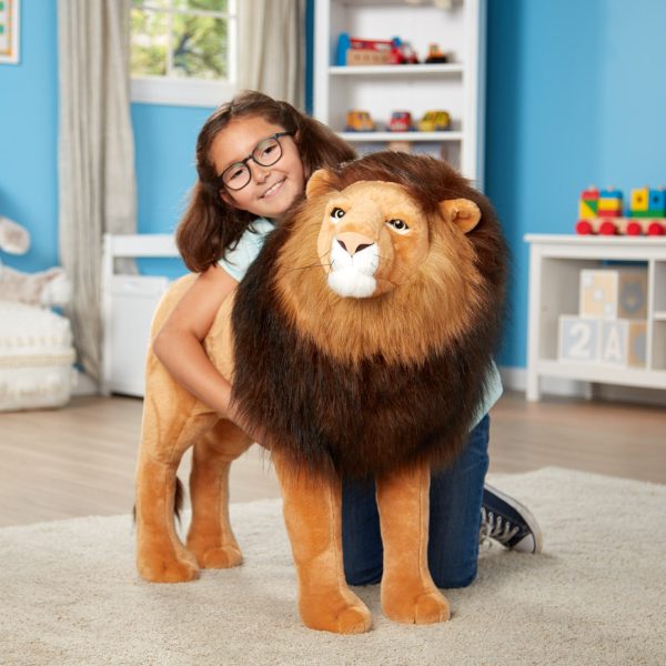 Standing Lion Lifelike Stuffed Animal - Image 7