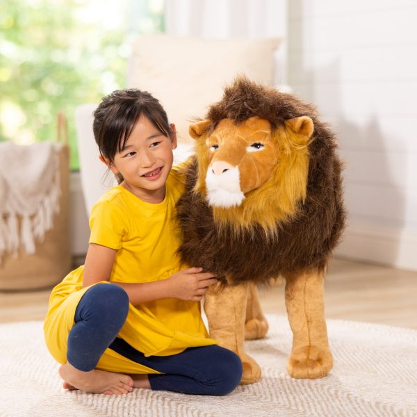 Standing Lion Lifelike Stuffed Animal - Image 6