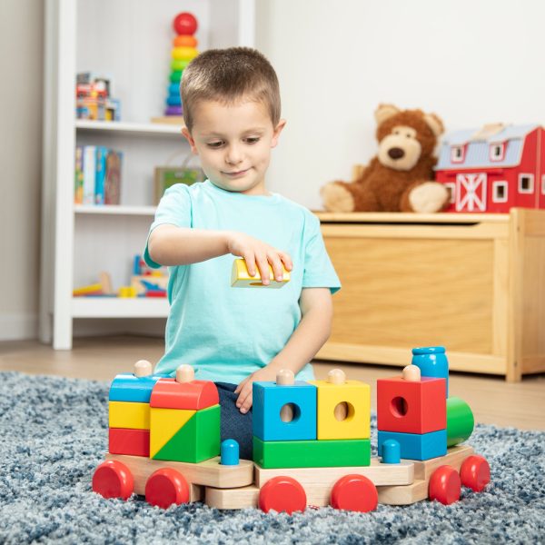 Jumbo Wooden Stacking Train – Classic - Image 7