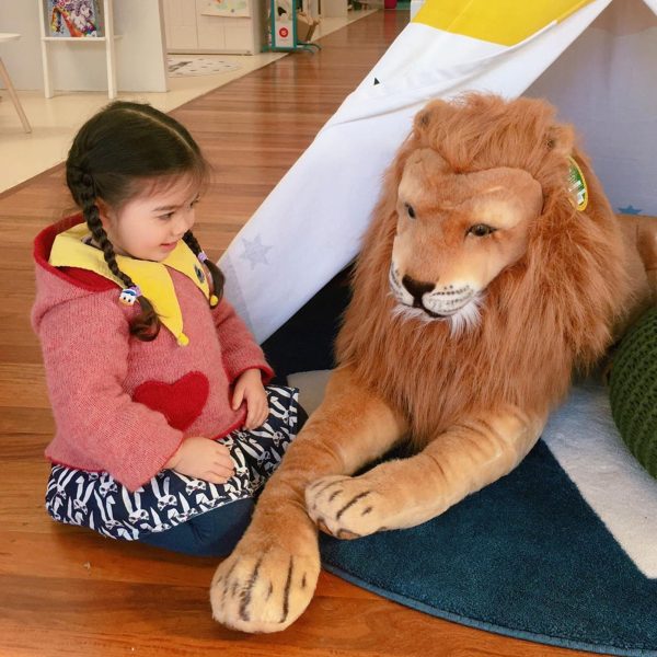 Lion Lifelike Plush Stuffed Animal - Image 5
