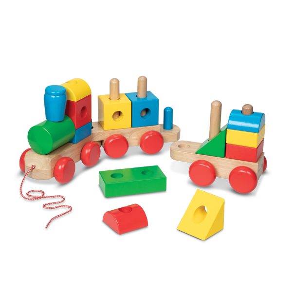 Jumbo Wooden Stacking Train – Classic - Image 4