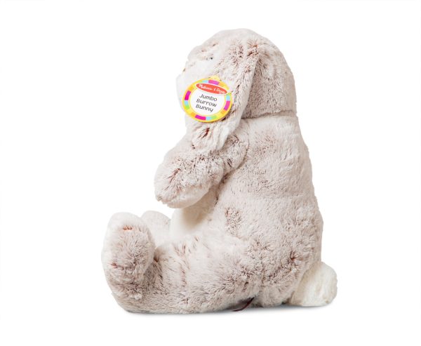 Jumbo Burrow Bunny Stuffed Plush Animal - Image 3