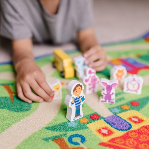Blue's Clues & You! Blue's Neighborhood Activity Rug - Image 5