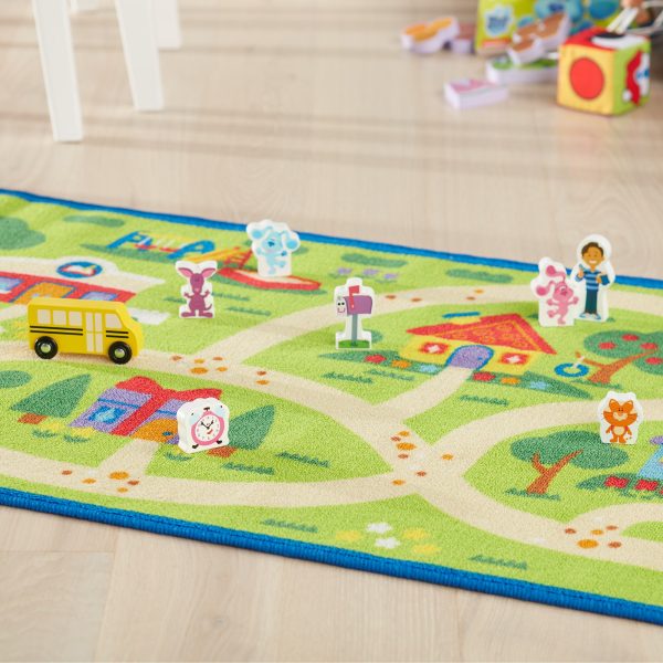 Blue's Clues & You! Blue's Neighborhood Activity Rug - Image 9