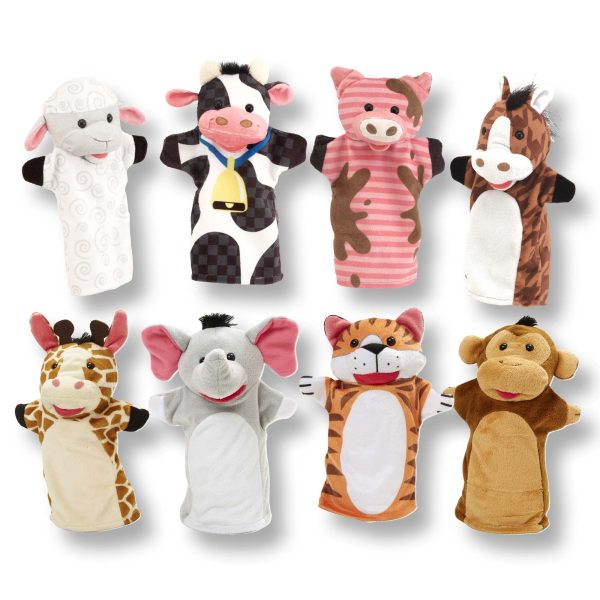 Hand Puppet 2-Pack: Farm Friends, Zoo Friends - Image 4
