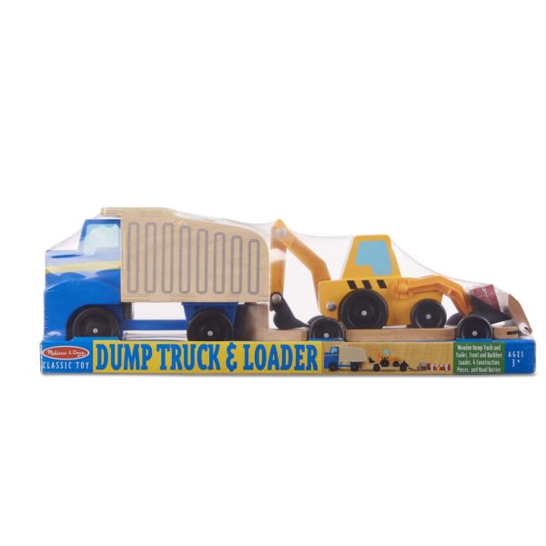 Classic Toy Dump Truck & Loader - Image 3