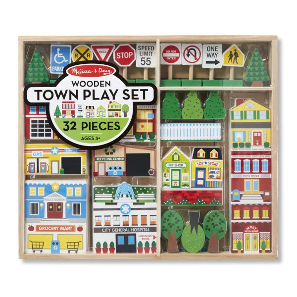 Wooden Town Play Set - Image 3