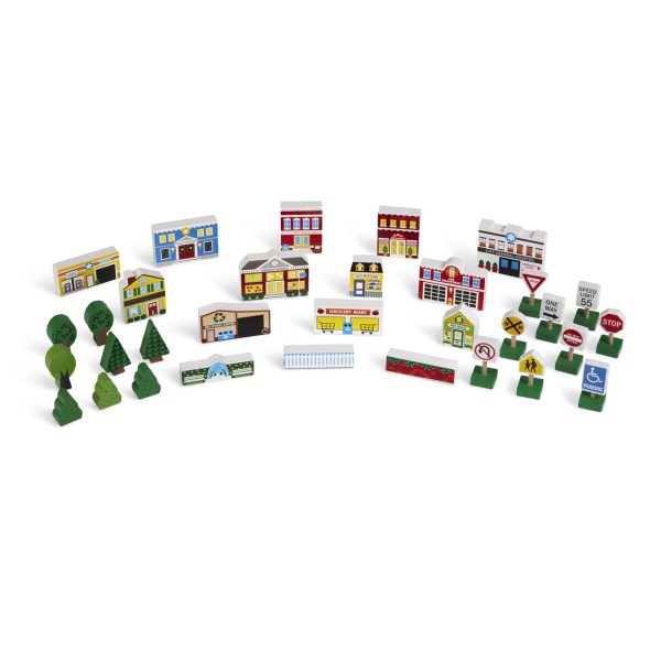 Wooden Town Play Set