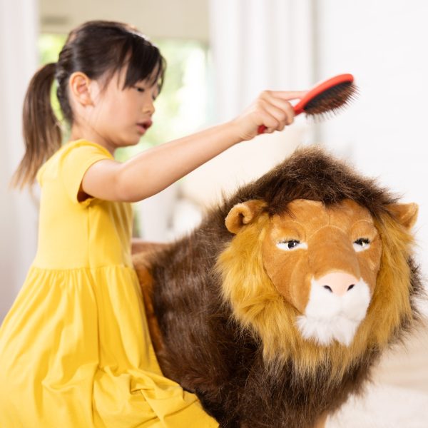 Standing Lion Lifelike Stuffed Animal - Image 5