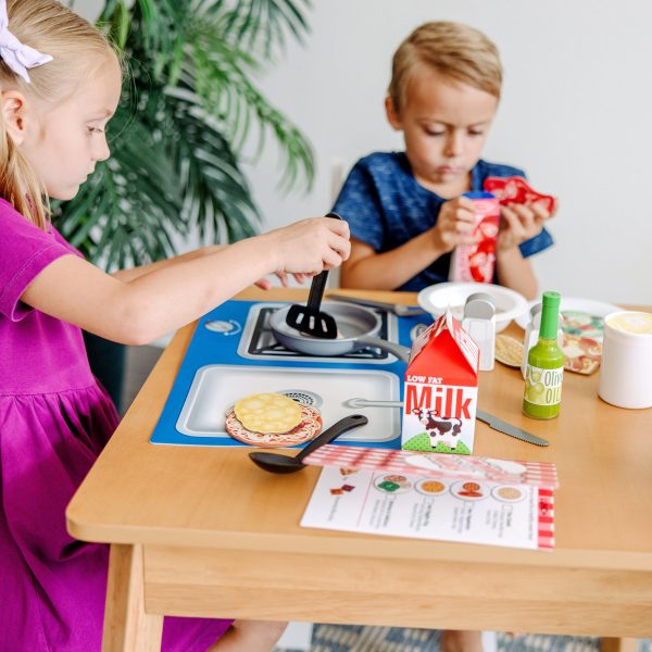 Deluxe Kitchen Collection Cooking & Play Food Set - Image 10