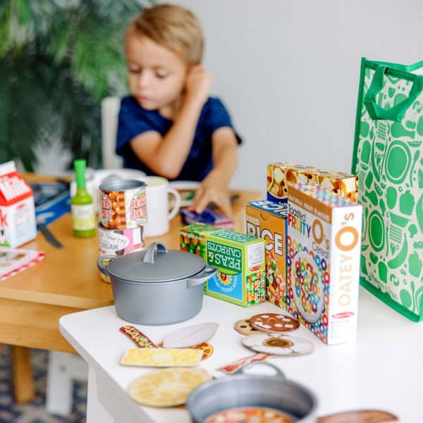 Deluxe Kitchen Collection Cooking & Play Food Set - Image 8