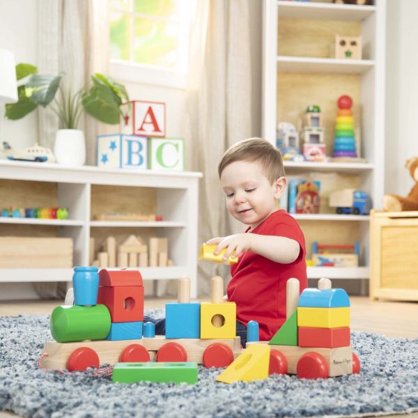 Jumbo Wooden Stacking Train – Classic - Image 10