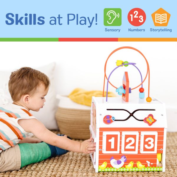 First Play Slide, Sort & Roll Activity Barn - Image 4