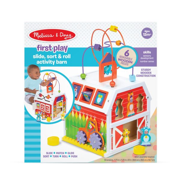 First Play Slide, Sort & Roll Activity Barn - Image 5