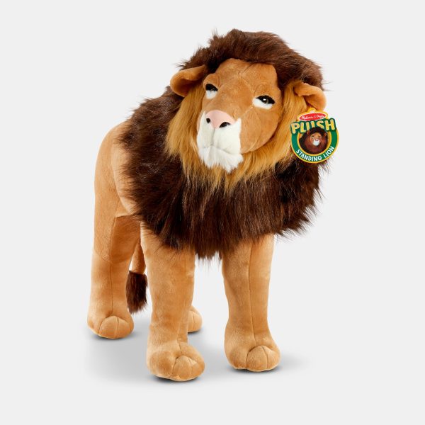 Standing Lion Lifelike Stuffed Animal - Image 3