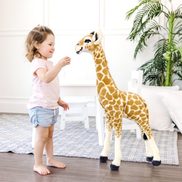 Lifelike Plush Baby Giraffe - Image 10